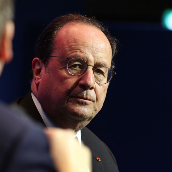 Exclusif - François Hollande clôture le 6ème salon mondial de l'écologie "World Impact Summit 2024" à Bordeaux, France, le 8 mars 2024. © Patrick Bernard/Bestimage 