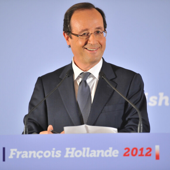 Conférence de presse de François Hollande à la maison de l'Amérique latine © Guillaume Gaffiot /Bestimage