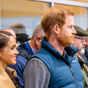 Prince Harry et Meghan Markle lors des Invictus Games à Vancouver au Canada, février 2024.