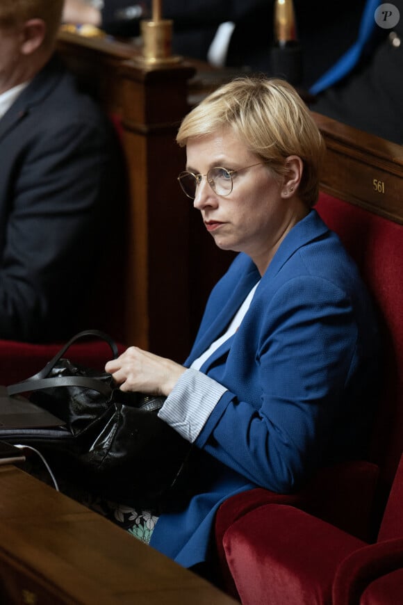 Clémentine Autain à l'Assemblée national. Photo by David Niviere/ABACAPRESS.COM