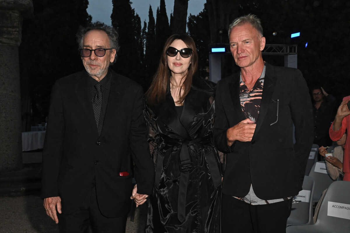 Photo Tim Burton, Monica Bellucci, Sting Arrivées à la 64ème(02)