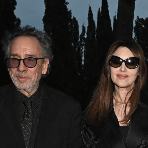 Tim Burton, Monica Bellucci, Sting - Arrivées à la 64ème édition de la cérémonie des Globo d'Oro Award à Rome le 3 juillet 2024. 