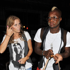 Djibril Cissé et Jude Littler à Londres en 2009. Photo : XPosure/Cameleon/ABACAPRESS.COM