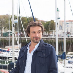 Bruno Salomone - Photocall de "9 jours en hiver" dans le cadre du 17e festival de fiction TV de La Rochelle sur le Vieux Port à La Rochelle le 12 septembre 2015