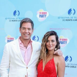 Michael Weatherly, Cote de Pablo (NCIS) pour la soirée du 1000ème épisode de "NCIS" autour d'un gateau au Neptune lors de la 63ème édition du Festival de television de Monte-Carlo, Monaco, le 15 juin 2024. © Denis Guignebourg/BestImage 