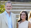 Letizia et Felipe VI d'Espagne sont les heureux parents de deux filles. 
Le roi Felipe VI d'Espagne, la reine Letizia, la princesse héritière Leonor, l'infante Sofia arrivant à l'hôtel Melia Lloret de Mar pour une réception en l'honneur des lauréats du prix Princesse de Gérone (Princess of Girona awards).