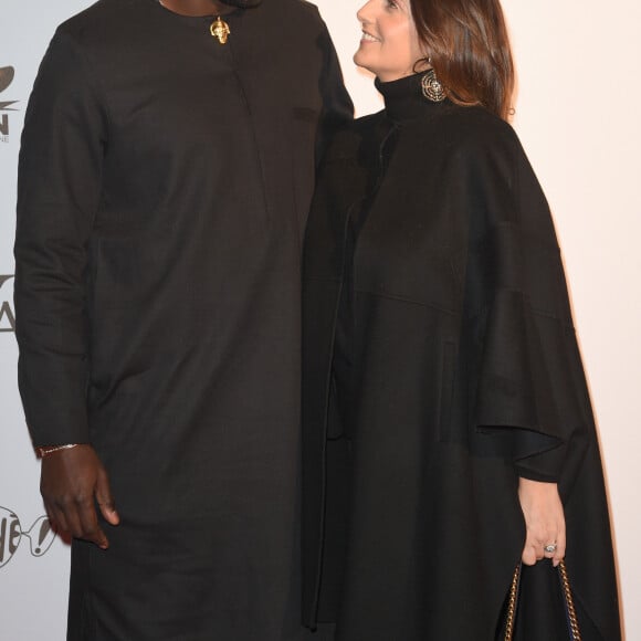 Omar Sy et sa femme Hélène à l'avant-première du film "Yao" au cinéma Le Grand Rex à Paris le 15 janvier 2019.