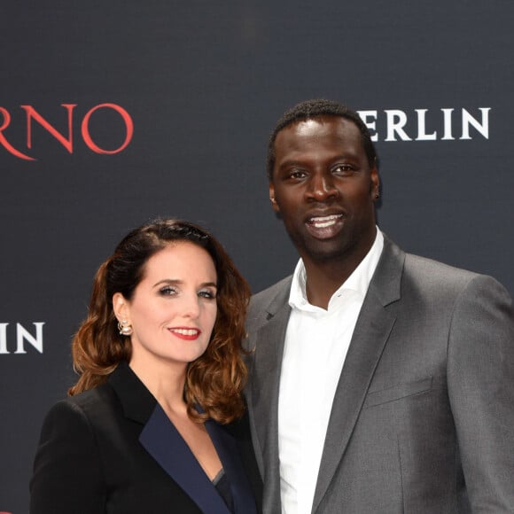 Omar Sy et sa femme Hélène à la première du film "Inferno" à Berlin, le 10 octobre 2016