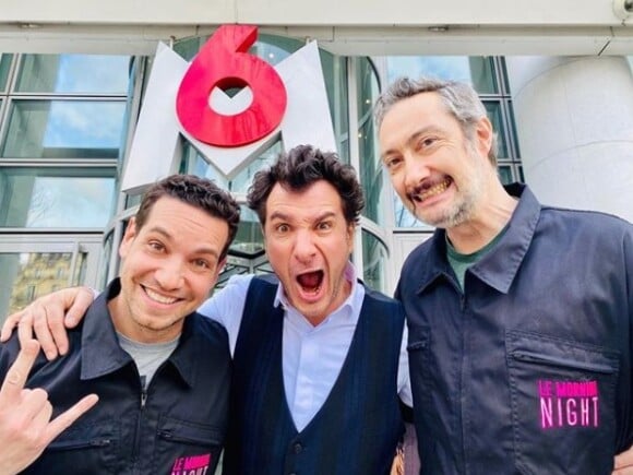 Michaël Youn, Vincent Desagnat et Benjamin Morgaine sur Instagram. Le 18 février 2020.