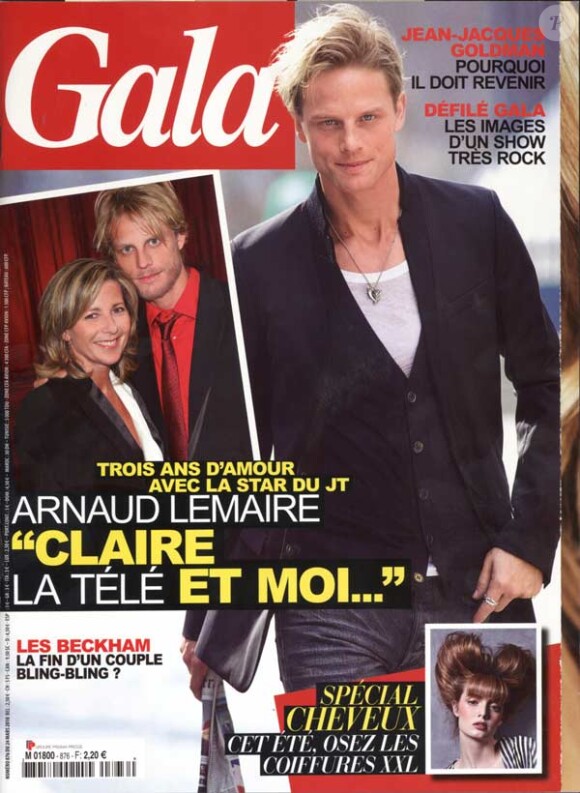 Arnaud Lemaire en couverture de Gala