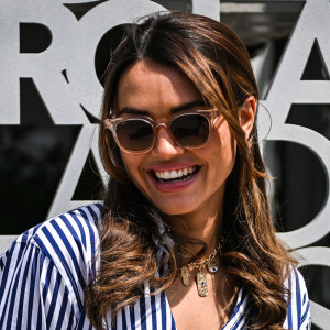 Exclusif - Diane Leyre (Miss France 2022) lors des Internationaux de France de tennis de Roland Garros 2023 à Paris, France, le 30 mai 2023. © Matthieu Mirville/Bestimage