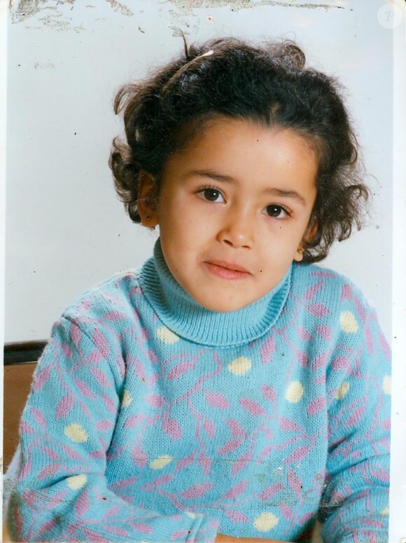 Karima Charni lorsqu'elle était petite