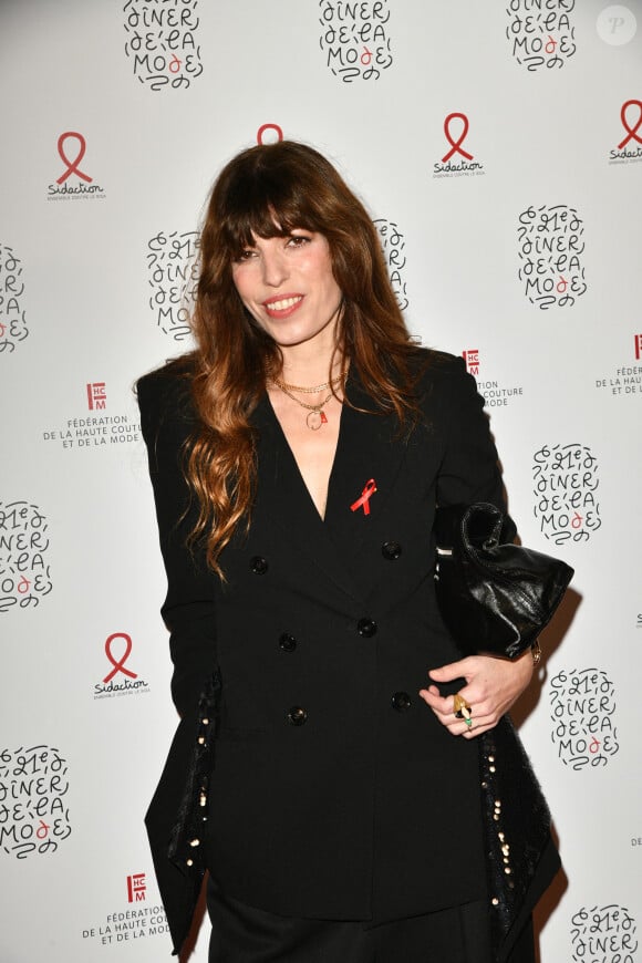 Lou Doillon - Photocall du " Dîner de la Mode " au bénéfice du Sidaction, au Palais de Tokyo, dans le cadre de la Fashion Week de Paris. Le 25 Janvier 2024. © Rachid Bellak / Bestimage 