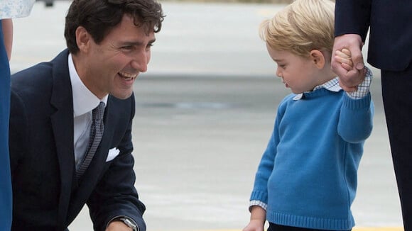 George de Galles en visite officielle au Canada rencontre Justin Trudeau.