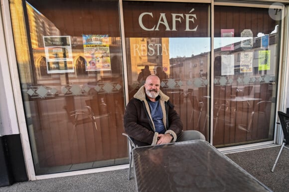 Philippe Etchebest sur le tournage de l'émission "Cauchemar en Cuisine" à Agen, le 20 février 2023.