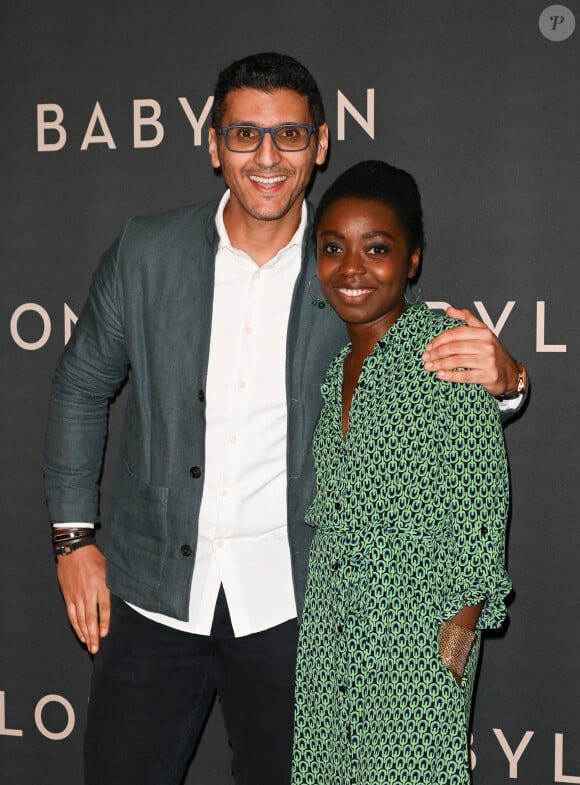 Ryad Baxx et Claudia Mongumu à la première du film "Babylon" au cinéma Le Grand Rex à Paris, France, le 14 janvier 2023. © Coadic Guirec/Bestimage 