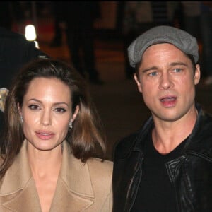 Les deux acteurs se sont rencontrés sur le tournage de Mr & Mrs Smith en 2005
Brad Pitt et Angelina Jolie