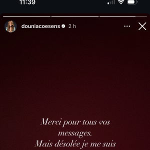 Sur Instagram, Dounia Coesens a partagé des photos de la dernière fois où elle a vu Marwan Berreni...