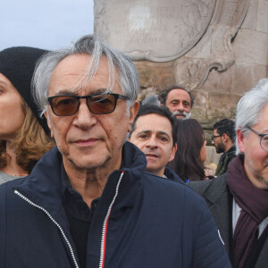 Richard Berry participe à la Marche contre l'antisémitisme à Paris, France, le 12 novembre 2023. Photo par Lionel Urman/ABACAPRESS.COM