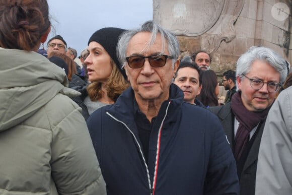 Richard Berry participe à la Marche contre l'antisémitisme à Paris, France, le 12 novembre 2023. Photo par Lionel Urman/ABACAPRESS.COM