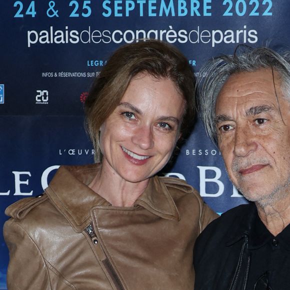 Pascale Louange et Richard Berry assistent au ciné-concert 'Le Grand Bleu' au Palais des Congrès de Paris, France, le 25 septembre 2022. Photo par Jerome Dominé/ABACAPRESS.COM