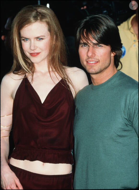 Nicole Kidman et Tom Cruise à la première du film "Eyes Wide Shut" à Los Angeles.