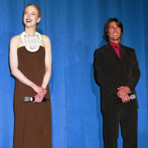 Le duo a divorcé en 2001. A en croire des médias, la Scientologie dont est adepte l'acteur aurait eu raison de leur histoire...
Tom Cruise, Nicole Kidman - 1ère du film "Eyes Wide Shut".