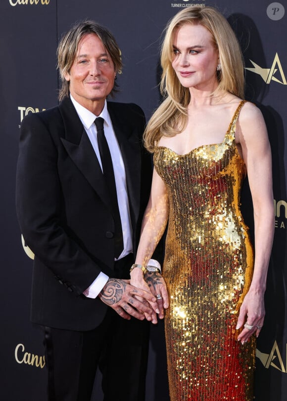 Keith Urban et sa femme Nicole Kidman - 49e édition du AFI Life Achievement Award en l'honneur de Nicole Kidman au Dolby Theatre. Le 27 avril 2024