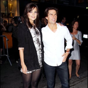 Tom Cruise et Katie Holmes - Première du film "The Romantics" au AMC Loews Theater à New York.