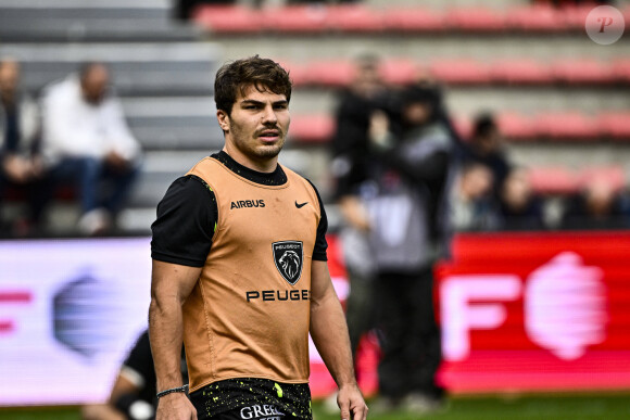 Antoine Dupont (st) Match de rugby du Top14 opposant le Stade Toulousain Rugby (Toulouse) and USA Perpignan (43-34)au stade Ernest-Wallon stadium à Toulouse, France, le 11 novembre 2023. © Thierry Breton/Panoramic/Bestimage