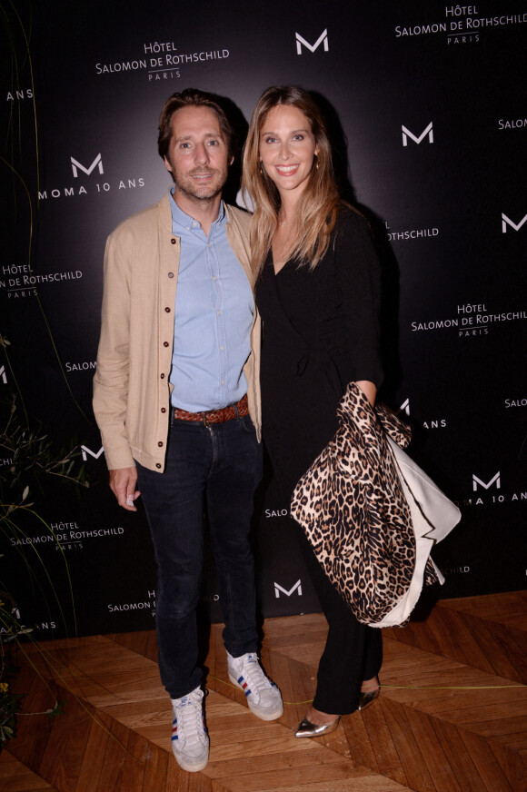 Exclusif - Ophélie Meunier et son mari Mathieu Vergne - Moma Group fête son 10ème anniversaire à l'hôtel Salomon de Rothschild à Paris le 5 septembre 2022. © Rachid Bellak/Bestimage