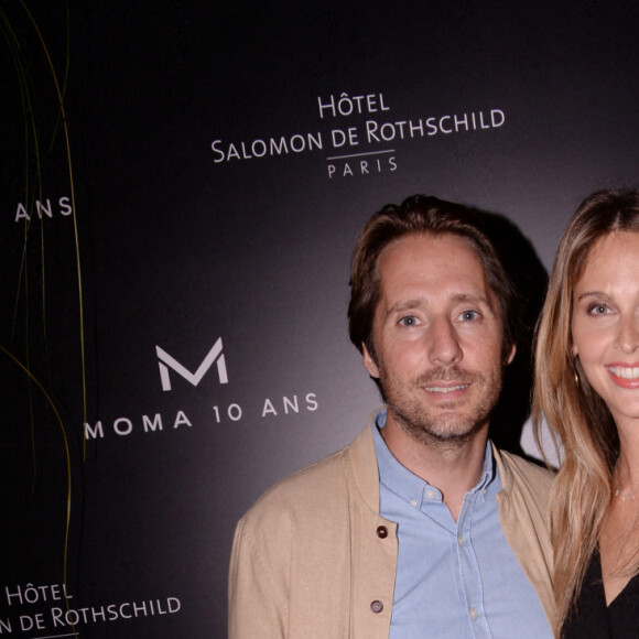 Exclusif - Ophélie Meunier et son mari Mathieu Vergne - Moma Group fête son 10ème anniversaire à l'hôtel Salomon de Rothschild à Paris le 5 septembre 2022. © Rachid Bellak/Bestimage