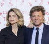 L'actrice Alice Taglioni fête aujourd'hui ses 48 ans. Elle partage sa vie depuis 12 ans avec le journaliste passionné de culture, Laurent Delahousse.
Alice Taglioni et Laurent Delahousse au photocall des invités au dîner de gala de l'association "Un rien c'est tout" au musée de l'armée aux Invalides à Paris