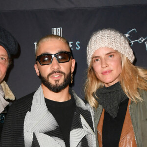 Sofiane Pamart, Alice Taglioni et Laurent Delahousse  lors de l'afterparty du concert de Sofiane Pamart à l'Accor Arena (Bercy) à Paris le 17 novembre 2022