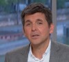 L'animateur de "Télématin", Thomas Sotto, a été la cible de lourdes accusations
Thomas Sotto sur le plateau de "Télématin"