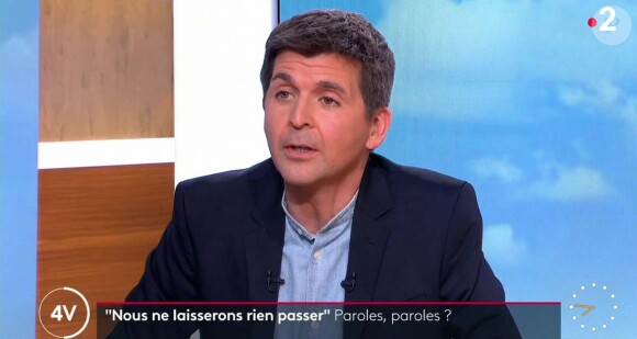 Thomas Sotto a été décrit comme "tyrannique" par d'anciens et actuels collaborateurs de "Télématin"
Thomas Sotto sur le plateau de "Télématin"