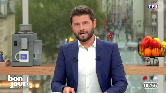 Sur TF1, Christophe Beaugrand s'est positionné loin derrière "Télématin" avec "Bonjour !"
Christophe Beaugrand sur le plateau de "Bonjour !"