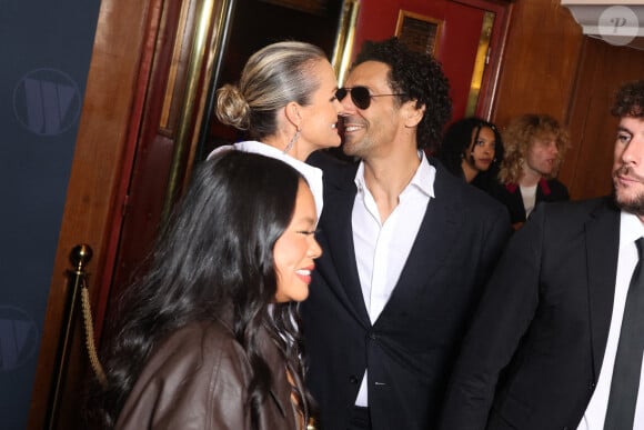 Laeticia Hallyday et Tomer Sisley assistent à la première de "Largo Winch : Le Prix de l'argent" au Grand Rex à Paris, le 18 juin 2024. Jérôme Dominé/ABACAPRESS.COM