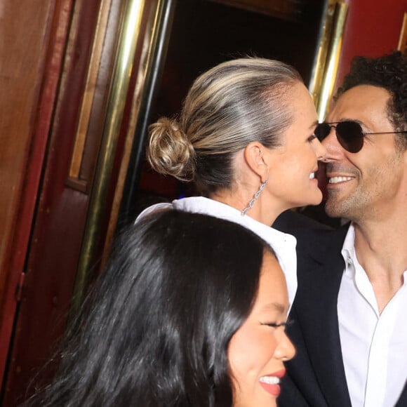 Laeticia Hallyday et Tomer Sisley assistent à la première de "Largo Winch : Le Prix de l'argent" au Grand Rex à Paris, le 18 juin 2024. Jérôme Dominé/ABACAPRESS.COM