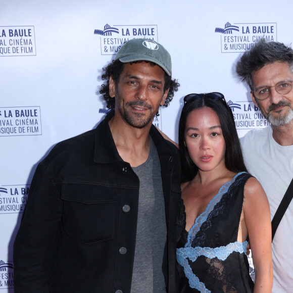 Tomer Sisley, Elise Tilloloy et Olivier Masset-Depasse assistent au 10e Festival du cinéma et de la musique de film à La Baule, le 30 juin 2024. Jérôme Domine/ABACAPRESS.COM