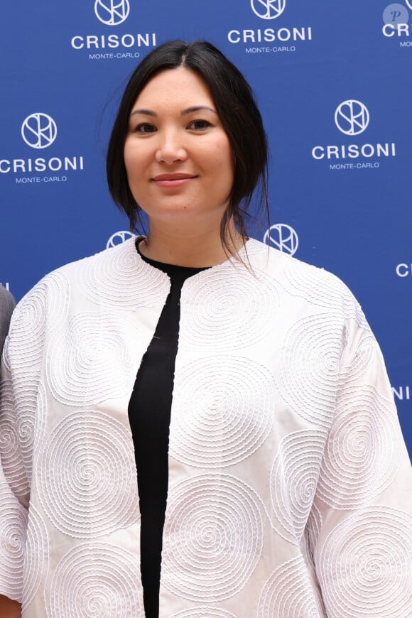 Exclusif - Louis Ducret et sa femme Marie - Crisoni inaugure une nouvelle boutique pour les femmes rue Princesse Caroline en présence de ses ambassadeurs Louis et Marie Ducruet le 6 juin 2024. © Claudia Albuquerque/Bestimage 