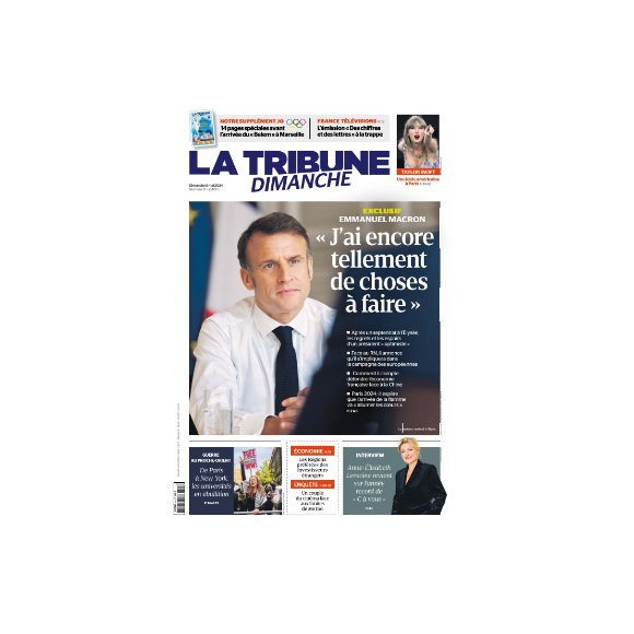 Une de "La tribune du dimanche" du 5 mai 2024