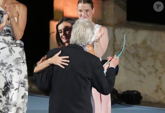 Letizia d'Espagne, Michael Douglas -14ème Atlantida Mallorca Film Fest 2024 cérémonie de clôture au centre culturel La Misericordia. Michael Douglas a reçu le prix Master of Cinema. Palma de Mallorca - 28 juillet 2024