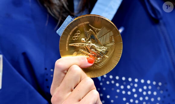 Martin Fourcade a remis une précieuse médaille à un sportif tricolore ce week-end
Illustration - Célébrités assistent à la victoire de Léon Marchand qui devient champion Olympique sur 400 m 4 nages lors des Jeux Olympiques de Paris 2024 (JO) à Paris La Defense Arena à Nanterre le 28 juillet 2024. © Dominique Jacovides-Pierre Perusseau/Bestimage 