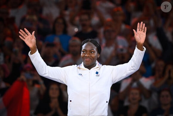 Clarisse Agbegnenou médaillée de bronze aux Jeux olympiques de Paris 2024 le 30 juillet 2024. © Federico Pestellini / DPPI / Panoramic / Bestimage