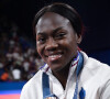 Clarisse Agbegnenou médaillée de bronze aux Jeux olympiques de Paris 2024 le 30 juillet 2024 © Federico Pestellini / DPPI / Panoramic / Bestimage