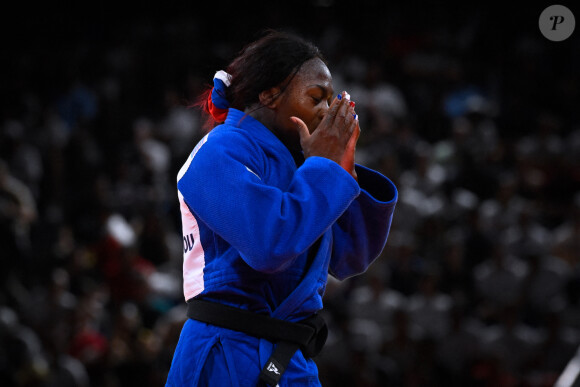 Clarisse Agbegnenou médaillée de bronze aux Jeux olympiques de Paris 2024 le 30 juillet 2024. © Federico Pestellini / DPPI / Panoramic / Bestimage