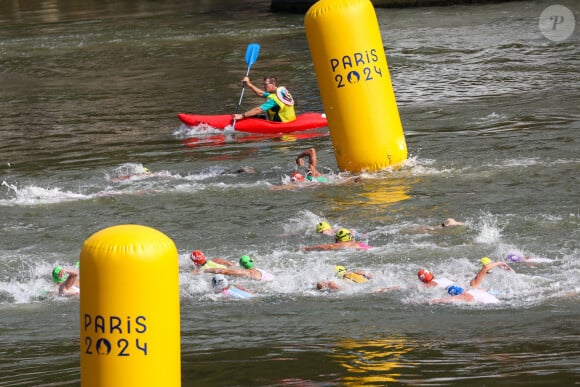 Des propos peu rassurants...
La Seine, théatre des épreuves de triathlon des JO de Paris. 31 juillet 2024. Viktor Ivanov/TASS