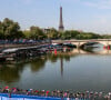 Comment était l'eau de la Seine ? 
La Seine, théatre des épreuves de triathlon des JO de Paris.  Viktor Ivanov/TASS