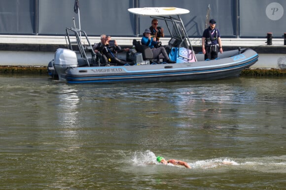 La Seine, théatre des épreuves de triathlon des JO de Paris. 31 juillet 2024. Viktor Ivanov/TASS